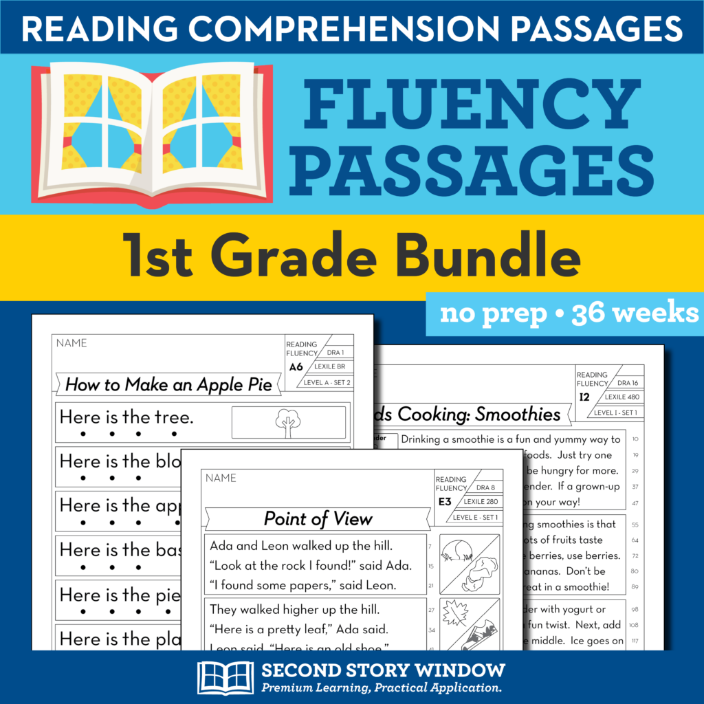 1st-grade-reading-fluency-passages-bundle-second-story-window