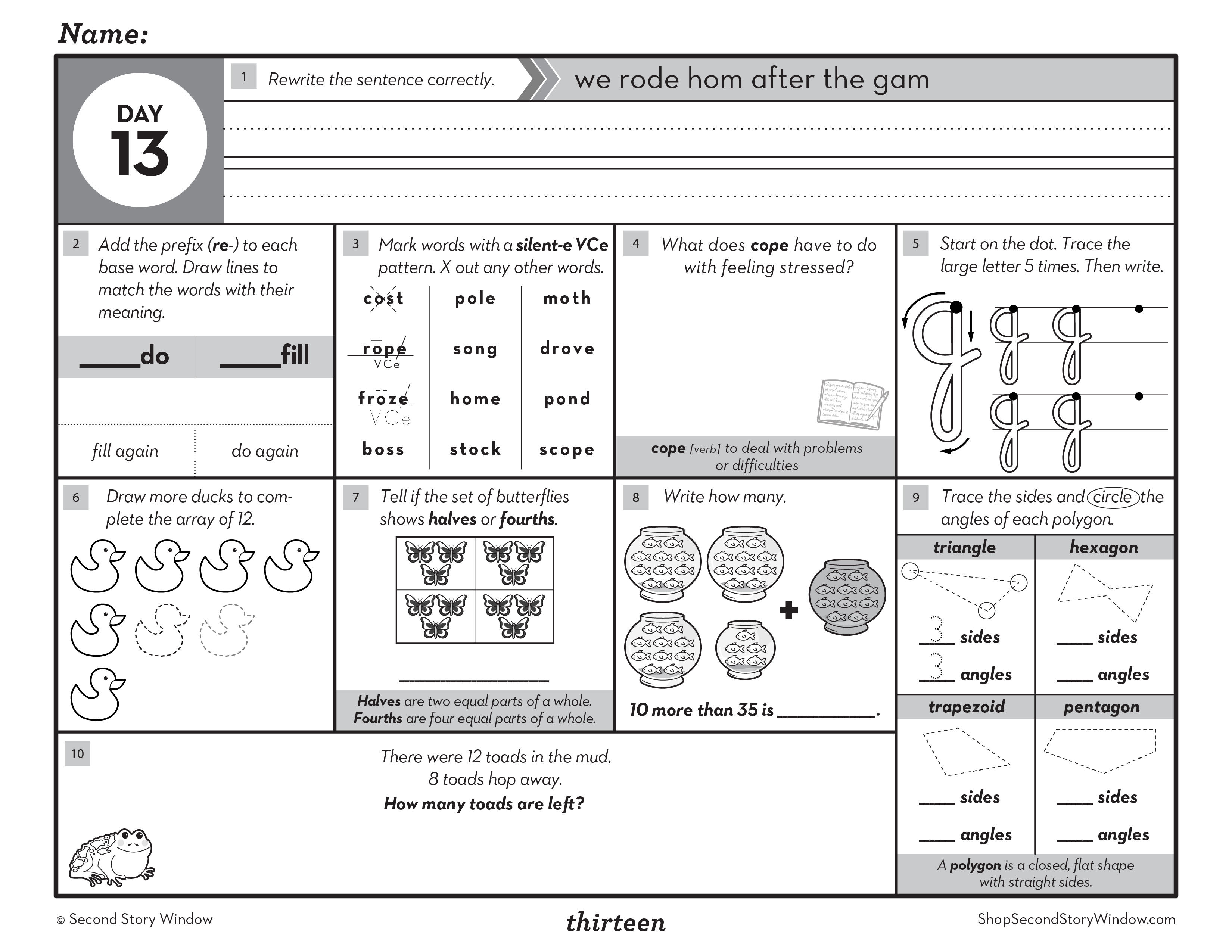 morning-work-3rd-grade-math-ela-spiral-review